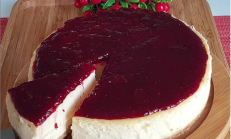 FrambuazlÄ± viÅŸneli Cheesecake